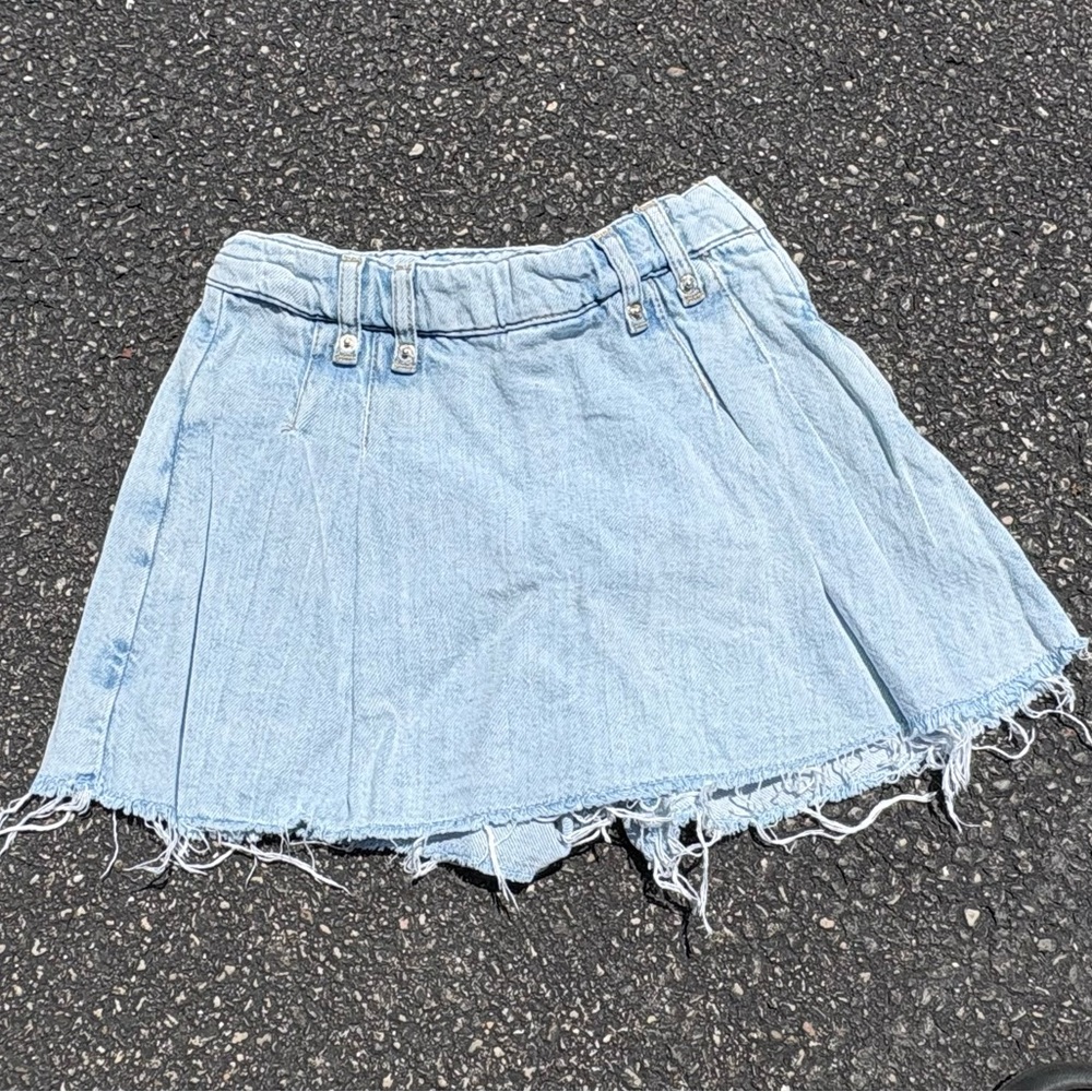 Zara | Girls | Light Blue | Denim | Mini Skirt | Shorts | Size 11-12